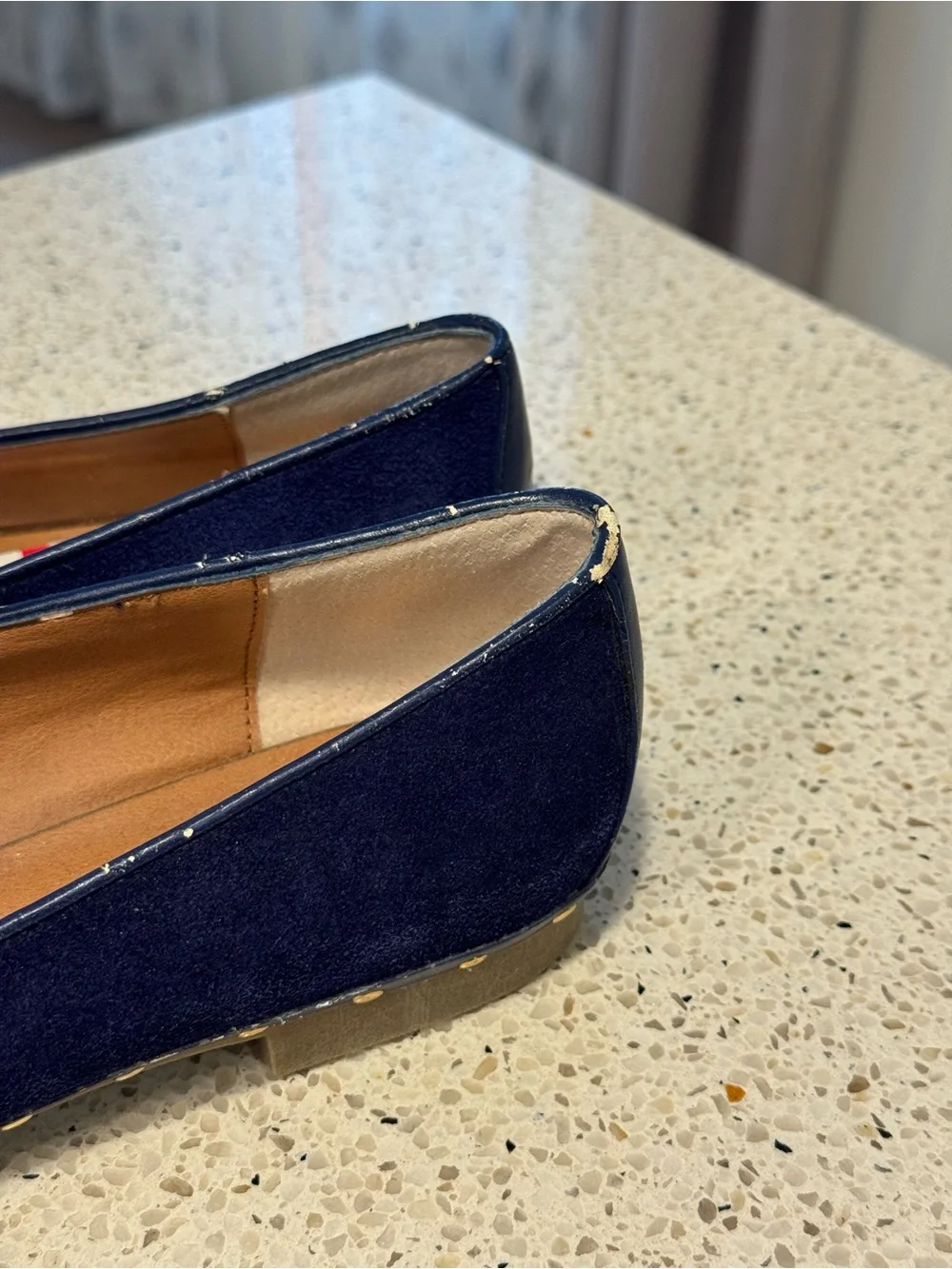 Women’s Dolce Vita Navy Blue Suede Tassel Loafers